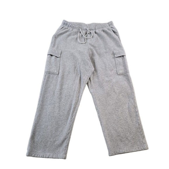 Victoria's Secret Pants - PINK Victoria's Secret Women's wide Leg Sweatpants Pull On Cargo Pockets Size XL